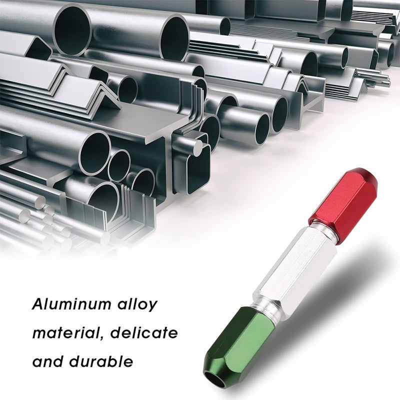MUNEFE Double End Gage Handle, Go No Gauge Dedicated Handle Holder, Aluminum Alloy Pin Gage Handle for Ensuring Accurate Measurements for Different Industries(0.3-1mm) - Image 2